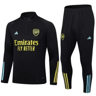 Arsenal-Trainings-Shirt-2023-24-1-4-Zip-Zwart_1