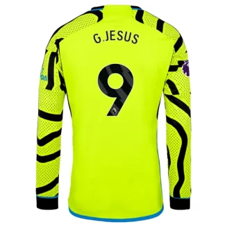 Goedkope-Arsenal-G.Jesus-9-Lange-Mouw-Uit-Voetbalshirt-2023-24_1