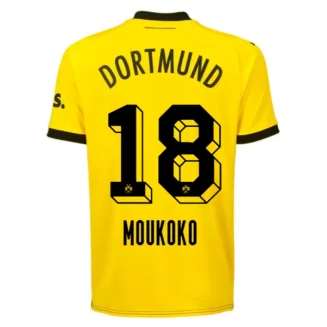 Goedkope-BVB-Borussia-Dortmund-Moukoko-18-Thuis-Voetbalshirt-2023-24_1