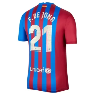 Goedkope-FC-Barcelona-F.-De-Jong-21-Thuis-Voetbalshirt-2021-22_1