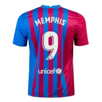 Goedkope-FC-Barcelona-Memphis-Depay-9-Thuis-Voetbalshirt-2021-22_1