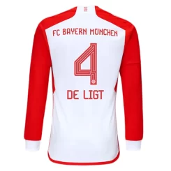 Goedkope-FC-Bayern-Munchen-De-Ligt-4-Lange-Mouw-Thuis-Voetbalshirt-2023-24_1