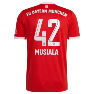 Goedkope-FC-Bayern-Munchen-Jamal-Musiala-42-Thuis-Voetbalshirt-2022-23_1