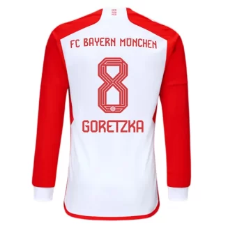 Goedkope-FC-Bayern-Munchen-Leon-Goretzka-8-Lange-Mouw-Thuis-Voetbalshirt-2023-24_1