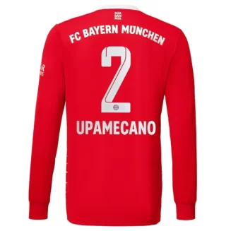 Goedkope-FC-Bayern-Munchen-Upamecano-2-Lange-Mouw-Thuis-Voetbalshirt-2022-23_1