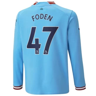 Goedkope-Manchester-City-Phil-Foden-47-Lange-Mouw-Thuis-Voetbalshirt-2022-23_1