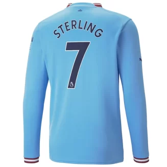 Goedkope-Manchester-City-Raheem-Sterling-7-Lange-Mouw-Thuis-Voetbalshirt-2022-23_1