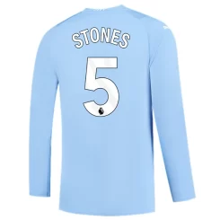 Goedkope-Manchester-City-Stones-5-Lange-Mouw-Thuis-Voetbalshirt-2023-24_1