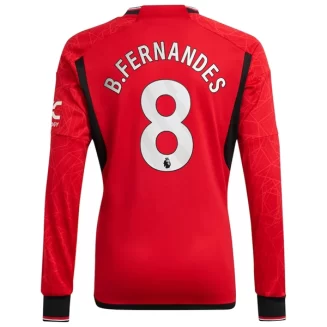 Goedkope-Manchester-United-B.Fernandes-8-Lange-Mouw-Thuis-Voetbalshirt-2023-24_1