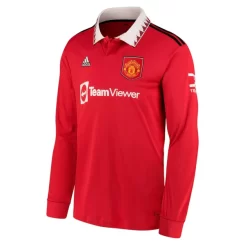 Goedkope-Manchester-United-Christian-Eriksen-14-Lange-Mouw-Thuis-Voetbalshirt-2022-23_2