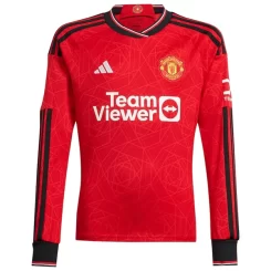 Goedkope-Manchester-United-Christian-Eriksen-14-Lange-Mouw-Thuis-Voetbalshirt-2023-24_2