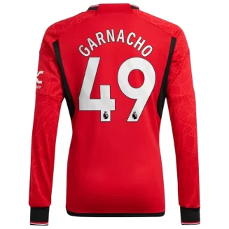 Goedkope-Manchester-United-Garnacho-49-Lange-Mouw-Thuis-Voetbalshirt-2023-24_1