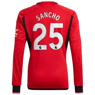 Goedkope-Manchester-United-Jadon-Sancho-25-Lange-Mouw-Thuis-Voetbalshirt-2023-24_1