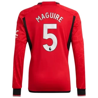 Goedkope-Manchester-United-Maguire-5-Lange-Mouw-Thuis-Voetbalshirt-2023-24_1
