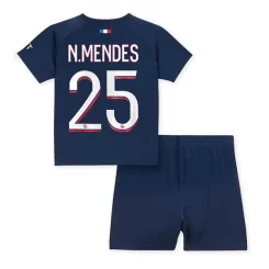 Goedkope-Paris-Saint-Germain-PSG-N.Mendes-25-Kind-Thuis-Voetbaltenue-2023-24_1