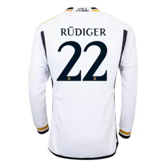 Goedkope-Real-Madrid-Antonio-Rudiger-22-Lange-Mouw-Thuis-Voetbalshirt-2023-24_1