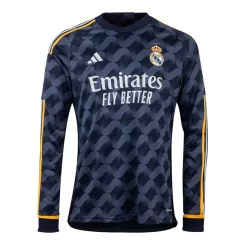 Goedkope-Real-Madrid-E.-Militao-3-Lange-Mouw-Uit-Voetbalshirt-2023-24_2