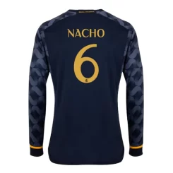 Goedkope-Real-Madrid-Nacho-6-Lange-Mouw-Uit-Voetbalshirt-2023-24_1