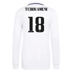 Goedkope-Real-Madrid-Tchouameni-18-Lange-Mouw-Thuis-Voetbalshirt-2022-23_1