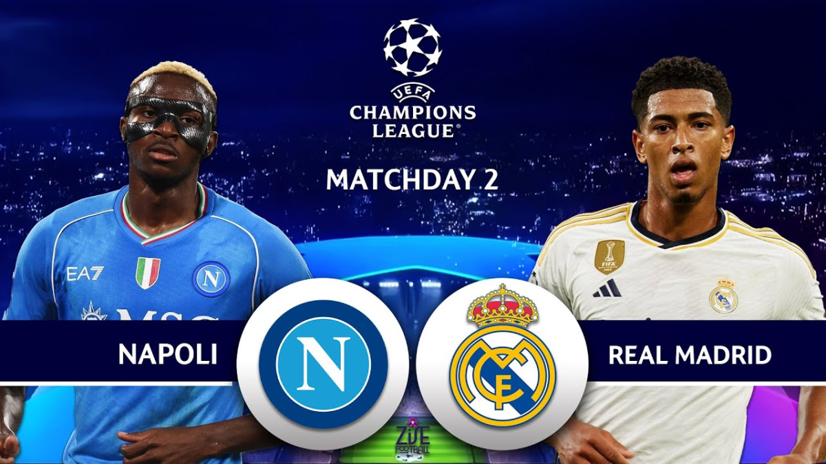 In de vijfde ronde van de groepsfase van de Champions League versloeg Real Madrid Napoli met 4-2